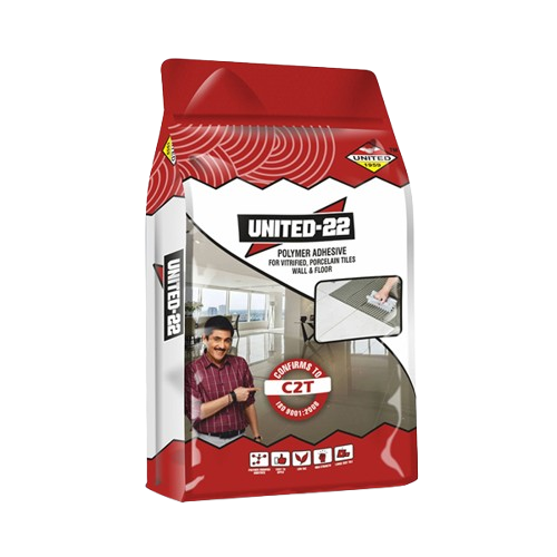 UNITED 22 Interior Floor and Wall Tiles Adhesive (Max Tile Size 2x4) in Bawana